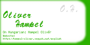 oliver hampel business card